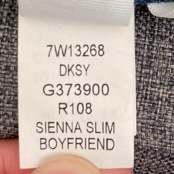 Lucky Brand Floral Embroidered Sienna Slim Boyfriend Distressed Jeans - Picture 15 of 16